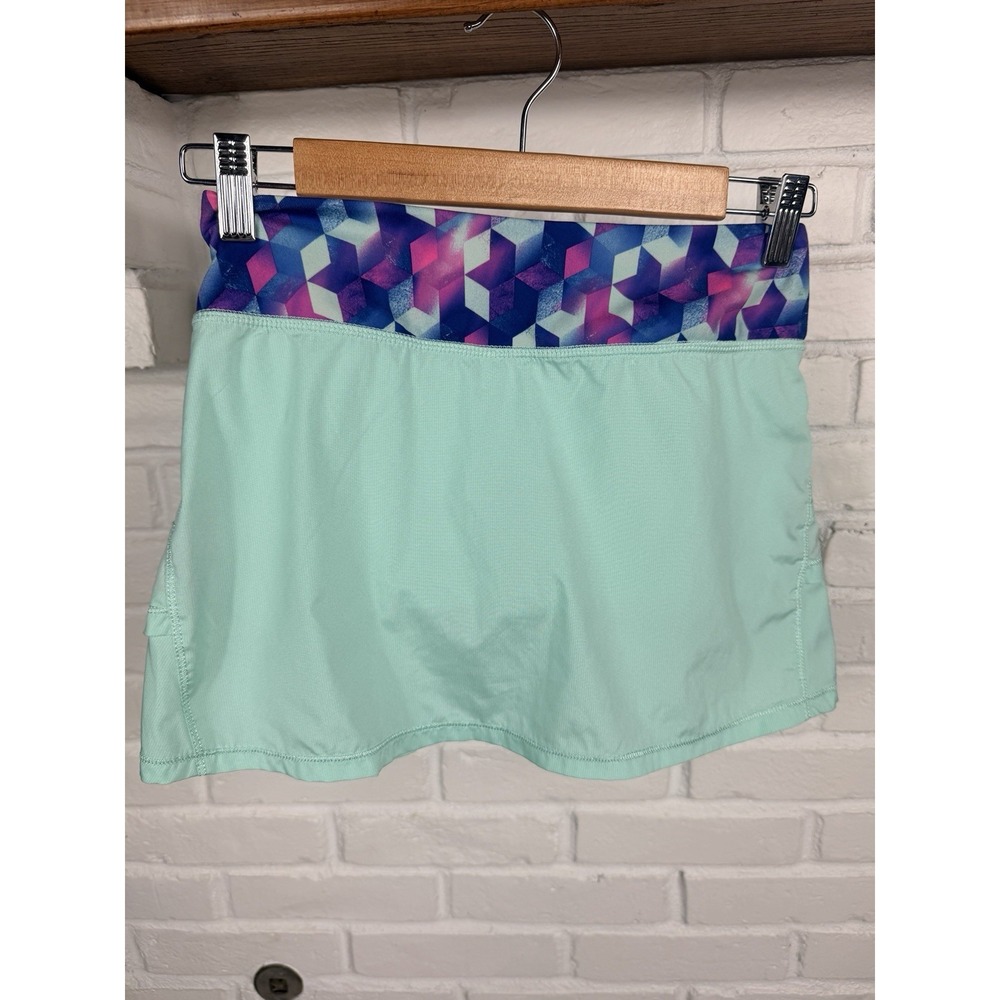 Ivivva by Lululemon Girls Skort Size 12 Aqua Athletic Tennis Golf Skirt